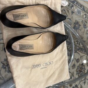 Jimmy Choo Black Heels Elegant Design